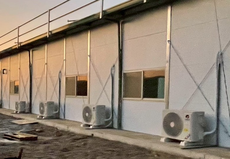 虎尾營區臨時辦公室格力冷氣安裝